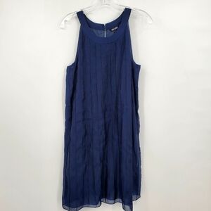 NIC + ZOE Navy Blue Casual Dress